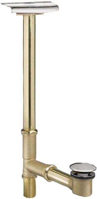 American Standard 1599.205.002 Deep Soak Max Drain with Unique Top-Mount Overflow, Allows 3-Inch Deeper Water Level, Polished Chrome