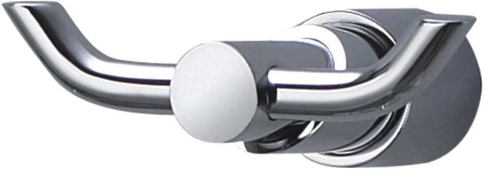 HomeStock Chrome Bathroom Accessories Set - 6 Piece Polished Chrome Bath Set
