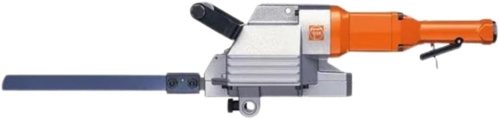 Fein STS 325 R Pneumatic Hacksaw - Heavy-Duty Air-Powered Saw for Cutting Pipes and Profiles, 3-1/8' to 24' Pipe Clamping, 45° Mitre Cuts, 87 PSI, 1,100 W - 75340813000
