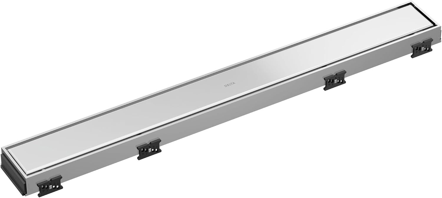 Delta Faucet 24-Inch Reversible Linear Shower Drain Trim in Chrome