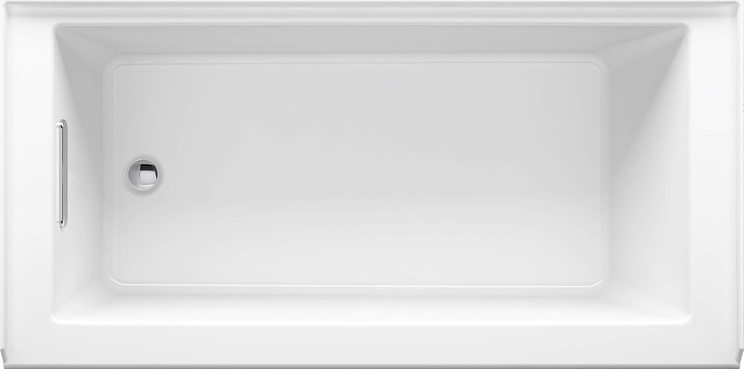 Kohler 1956-LA-0 Underscore® 60' x 30' alcove bath, left drain, White