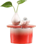 Tabletop Indoor Tabletop Fountain,Circulating Relaxation for Home Bedroom Office Decor(Red)