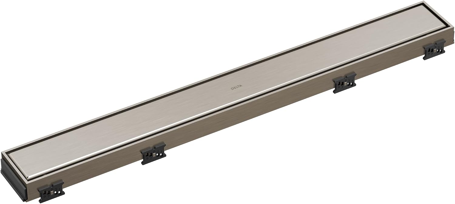 Delta Faucet 24-Inch Reversible Linear Shower Drain Trim in Stainless