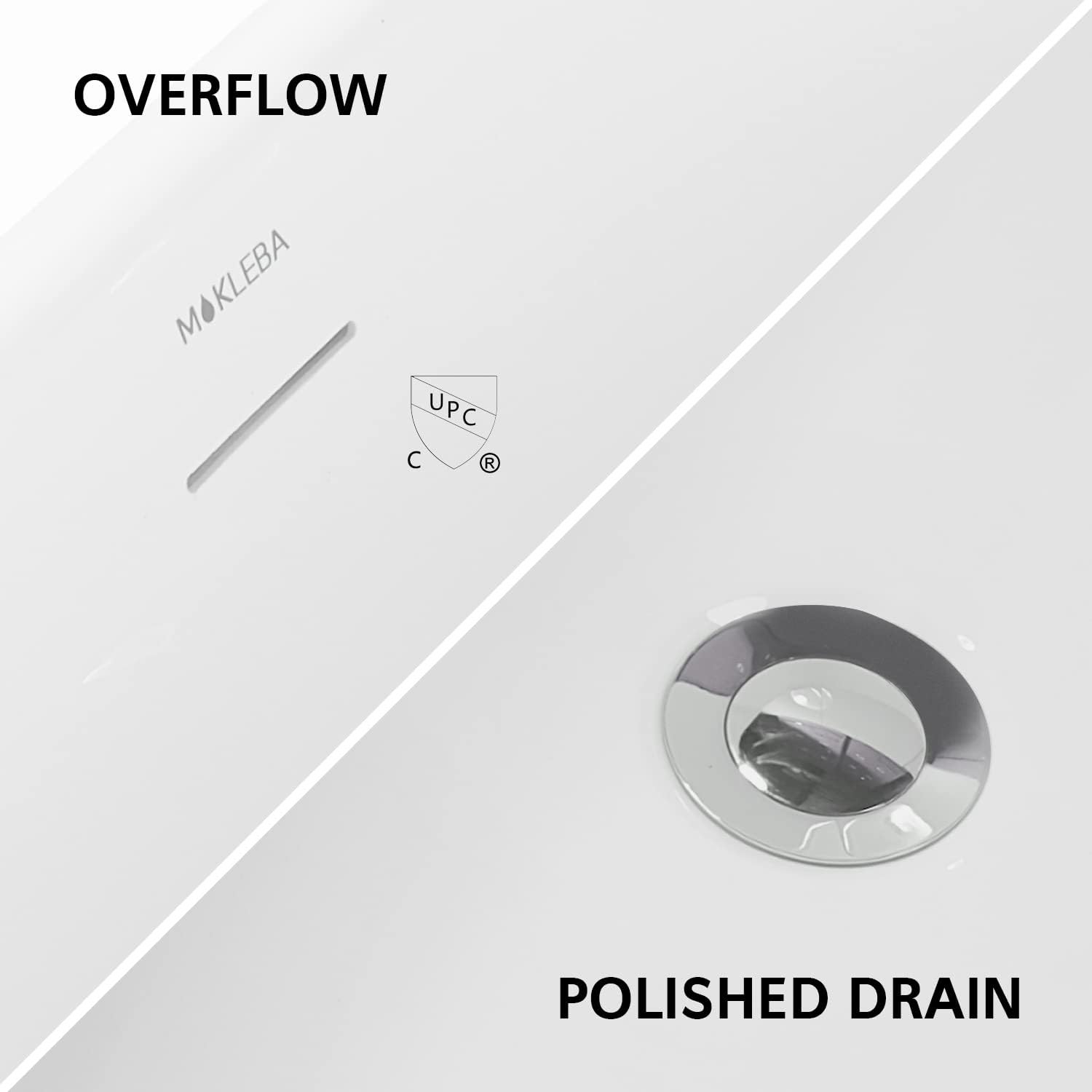 67' Acrylic Freestanding Bathtub, Irregular Diamond Shape Free Standing Tub, Soaking Tub with Integrated Slotted Overflow, Toe-Tap Chrome Drain, cUPC Certified, Glossy White