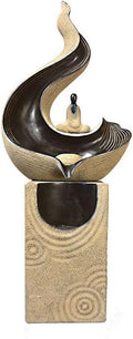 GUERNSEY Tabletop Fountain Chinese Style Water Ornaments Circulating Water Office Study Decoration Porch Desktop Fountain Indoor Fountain