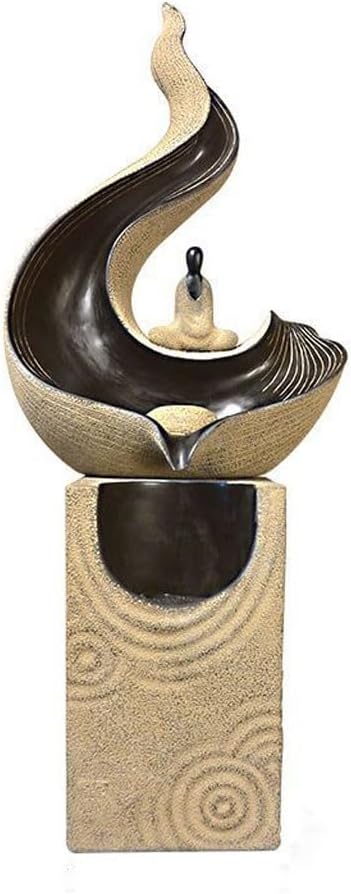 GUERNSEY Tabletop Fountain Chinese Style Water Ornaments Circulating Water Office Study Decoration Porch Desktop Fountain Indoor Fountain