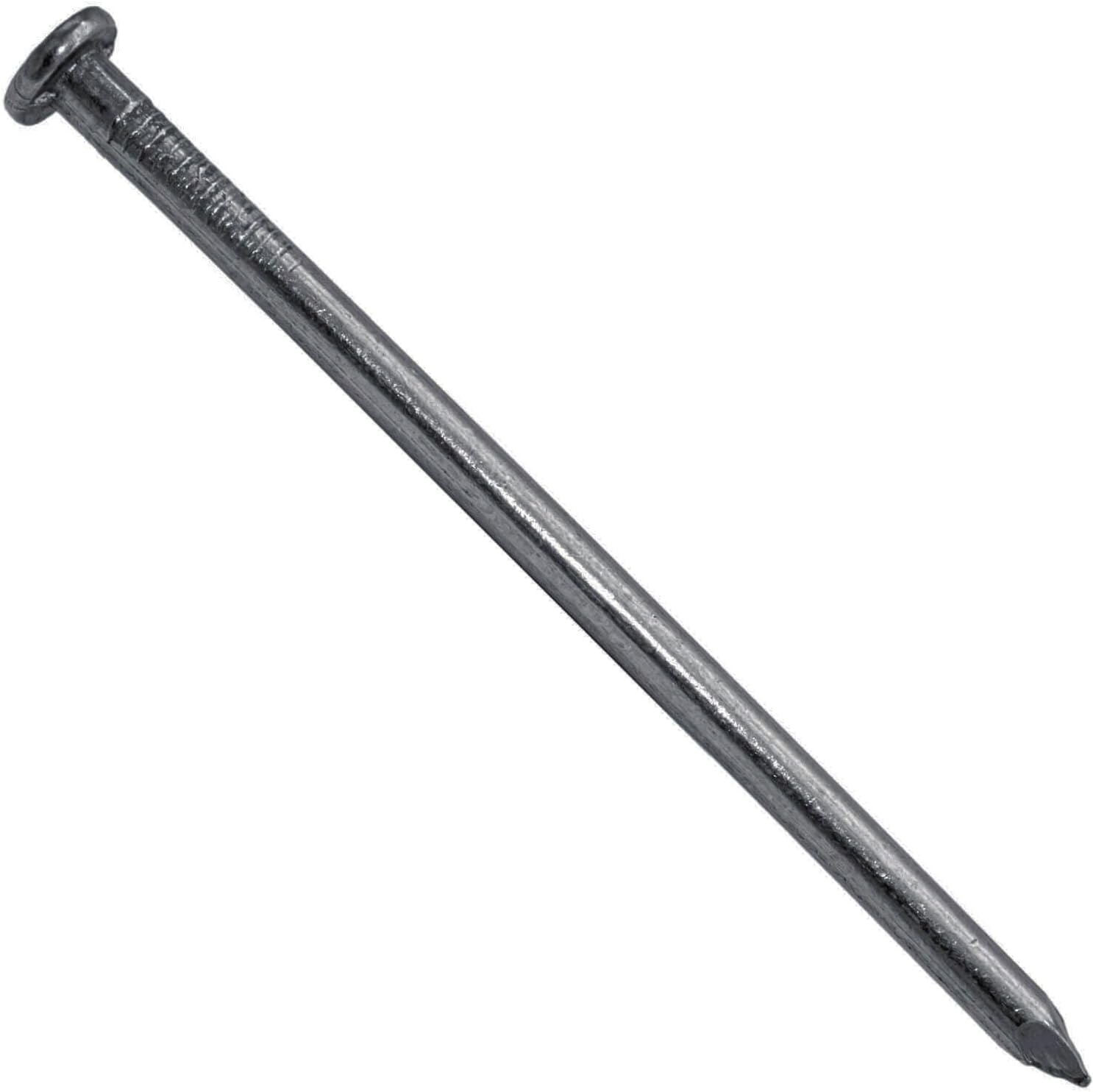 4' Bright Common Framing Nail (20D) - Heavy-Duty Fastener Designed for Interior Construction Applications - Uncoated Carbon Steel with Smooth Shank - Load Bearing - 42 X 1 POUND BOXES (~1,092 Nails)