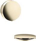 Kohler K-T37392-AF Cable Bath Drain Trim w/Contemporary Rotary Turn Handle Gold