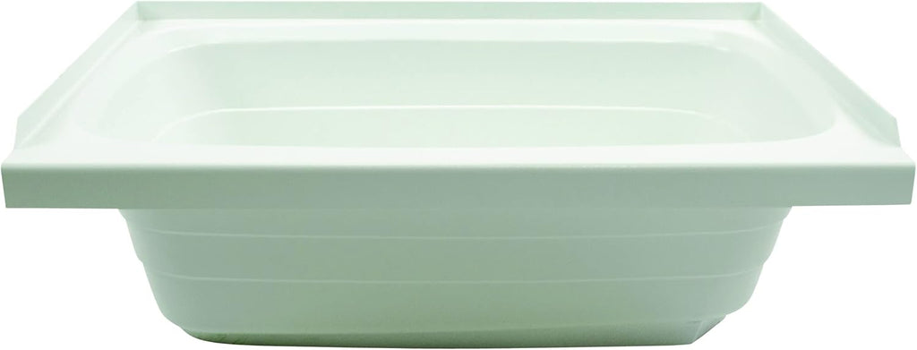 Lippert Replacement 24' x 36' White Bathtub with Left Drain, Scratch-Resistant ABS Acrylic for RVs, Travel Trailers, 5th Wheels, Motorhomes - W2436LHSPK