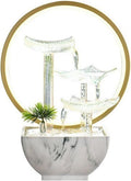 GLigeT Tabletop Fountain Living Room High-Grade Circulating Water Fountain Ornaments Office Fortune Simple Small Desktop Decorations Water Fountain Decor
