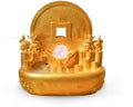 GUERNSEY Tabletop Fountain Flowing Water Ornaments Water Wheel Fountain Desktop Decoration Living Room Circulating Water Office Accessories Indoor Fountain
