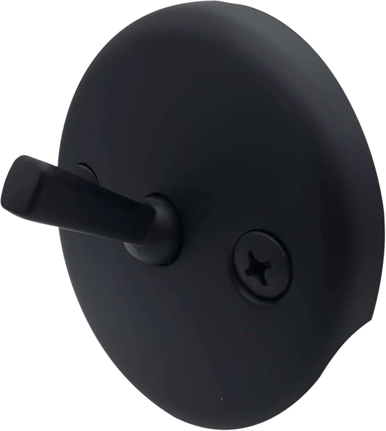 Westbrass R92-36-62 3-1/8' Trip Lever Bathtub and Shower Drain Kit with 2-Hole Overflow Faceplate, Matte Black (36-Pack)