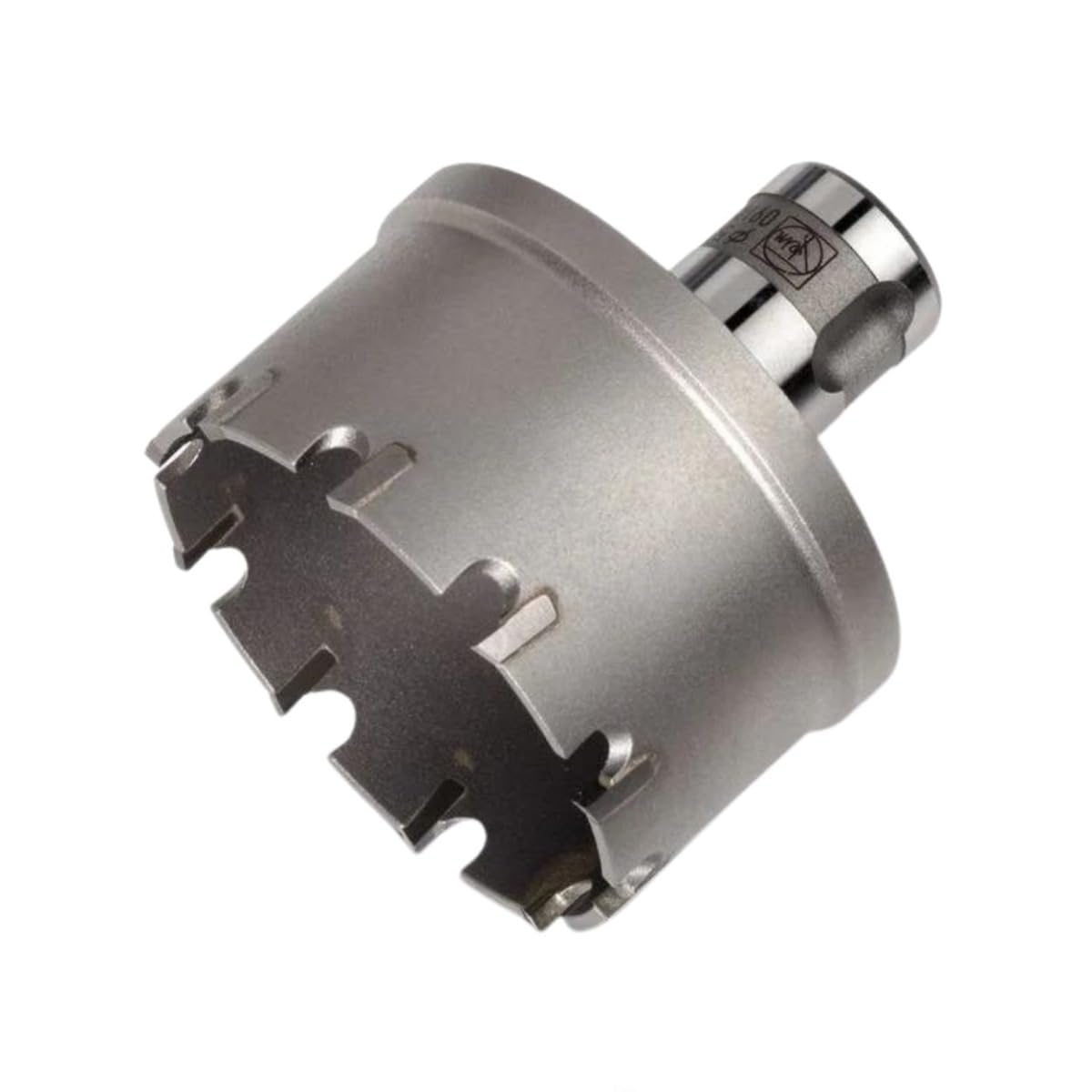 Fein Carbide Hole Saw with QuickIn Plus Mount - Precision Cutting on Pipes & Curved Surfaces with Wall Thickness up to 5/32', 1/8' Cutting Depth, 1-7/16' Bore Diameter - 63131614010
