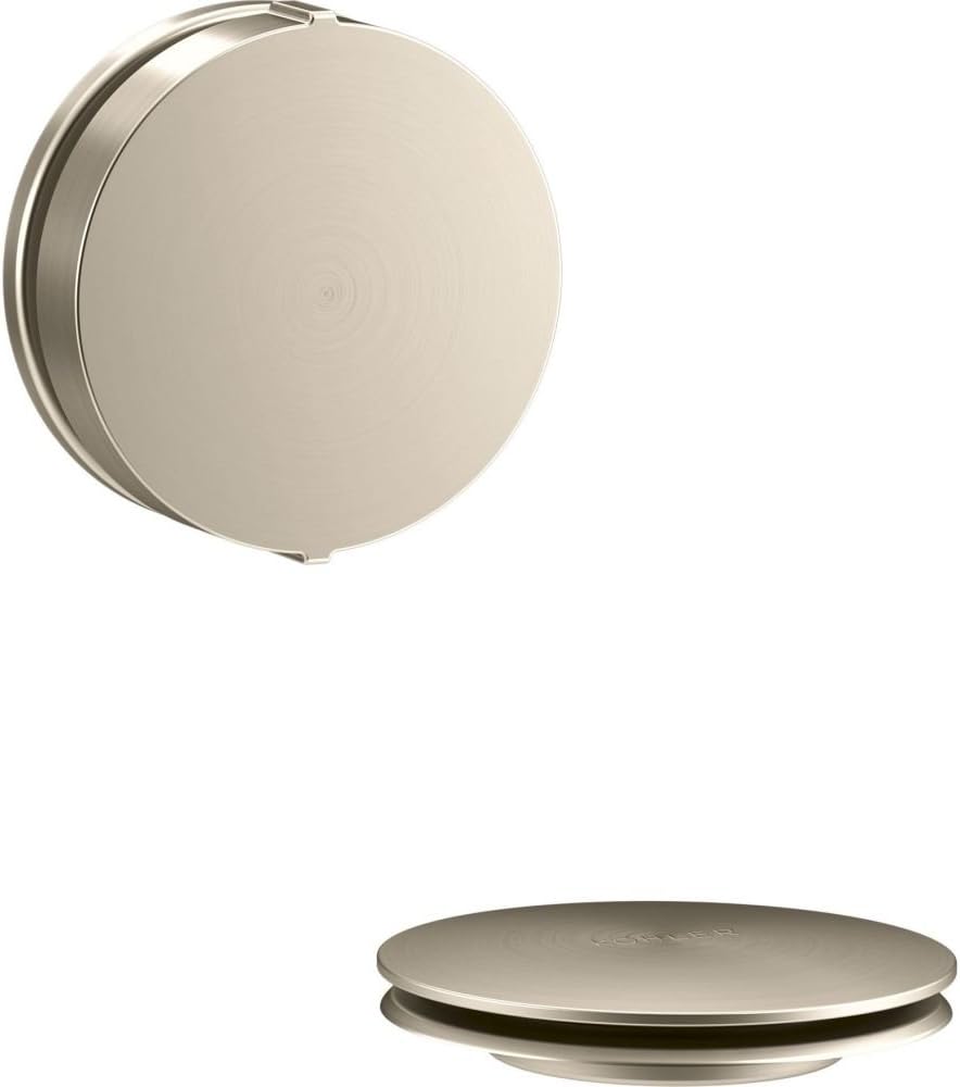 Kohler K-T37392-BV Cable Bath Drain Trim Contemporary Rotary Turn Handle Bronze