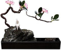 GUERNSEY Tabletop Fountain Chinese Creative Water Desktop Fountain Ornaments Living Room Tea Room Desktop Decorations Small Rockery Water Device Indoor Waterfall Feature Indoor Fountain