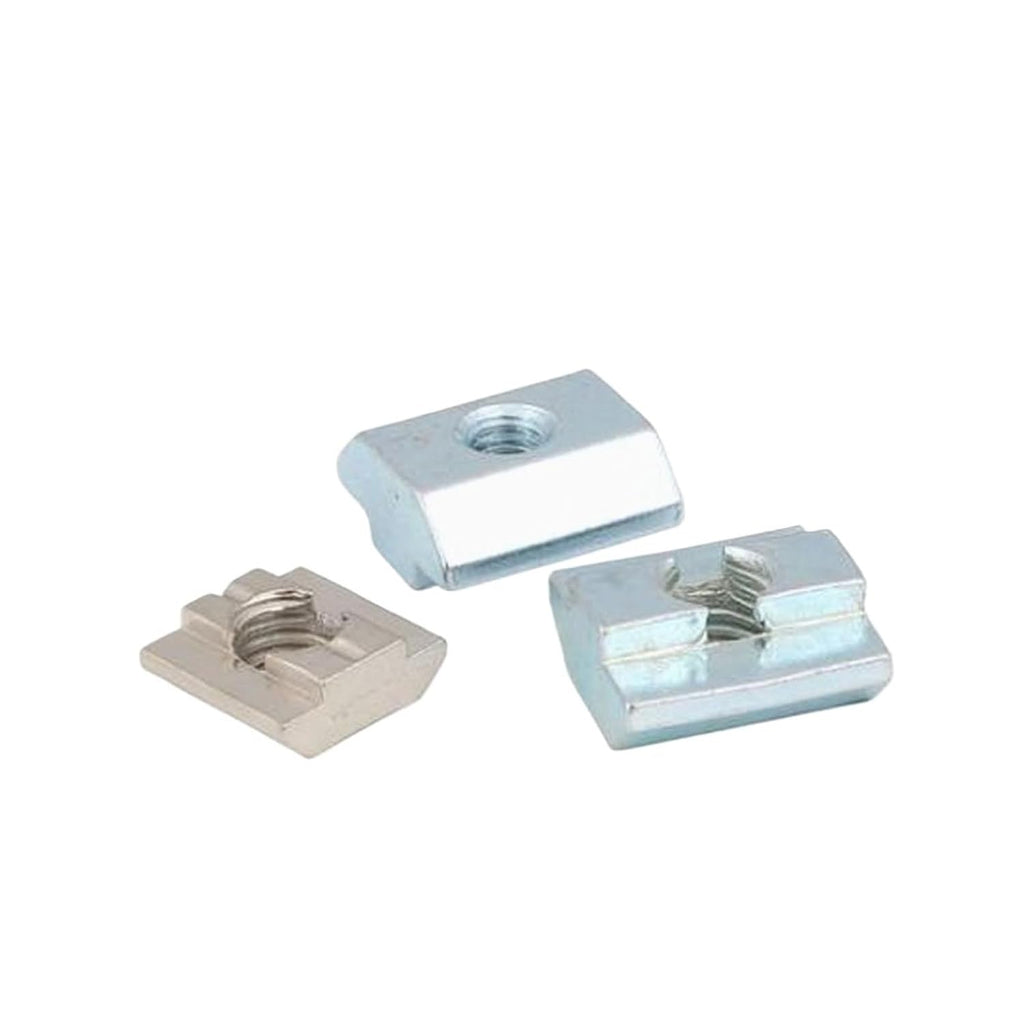 500pcs M3 M4 M5 M6 T Block Square Nuts T-Track Sliding Hammer Nut for Fastener 2020 Aluminum Profile(20m5)
