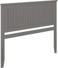AFI, Nantucket Queen Solid Wood Panel Headboard, Grey
