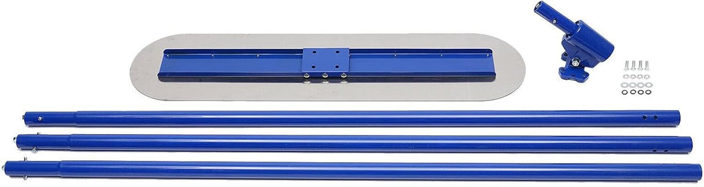 Bull Float Concrete Float 48 x 8' Concrete Trowel Finishing Concrete Finishing Trowel Kit Bull Float Concrete Tools Cement Tool with Mopping Board and 3 Long Handle
