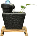 GLigeT Tabletop Fountain Creative Water Fountain Home Living Room Fortune Indoor Office Desk Water Decorations Feng Shui Ornaments Water Fountain Decor