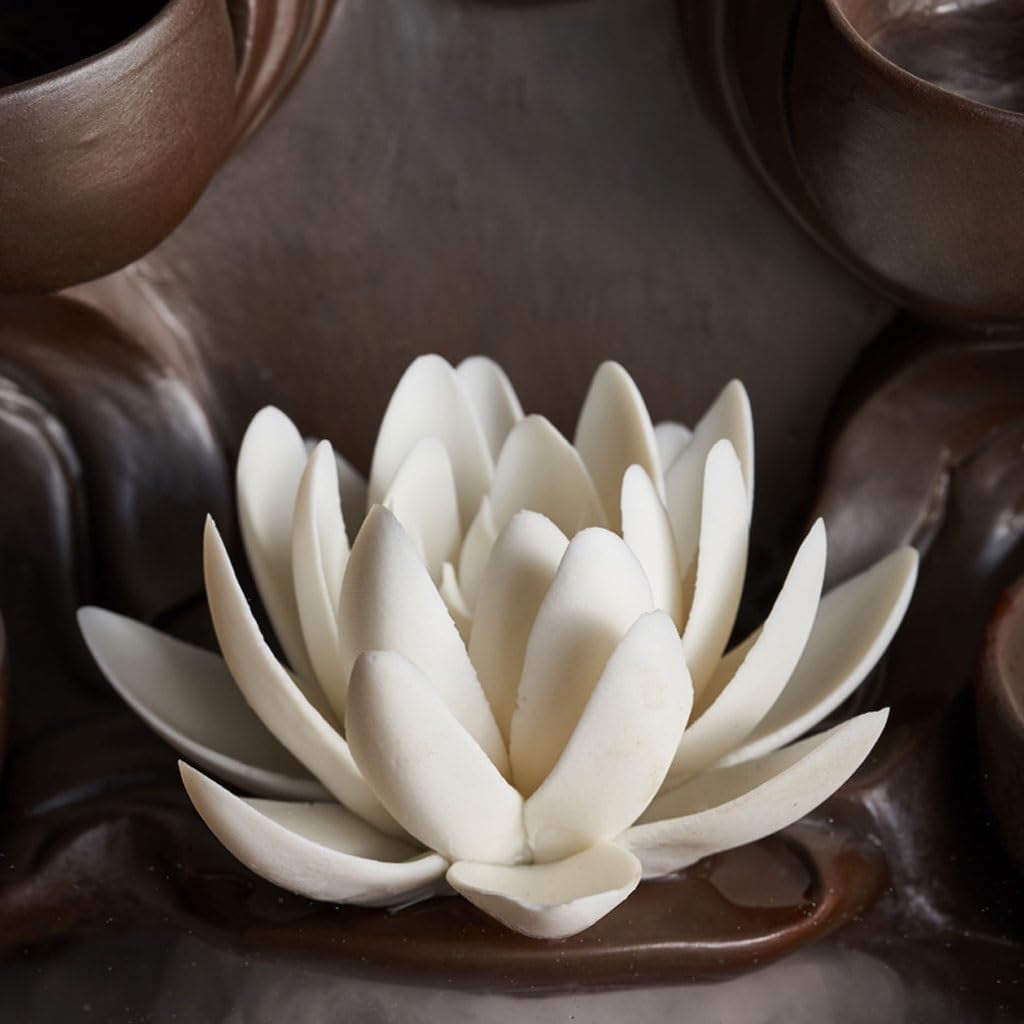 GUERNSEY Tabletop Fountain Chinese Style Atomizer Humidifier Home Living Room Desktop Fountain Landscape Circulating Water Indoor Fountain