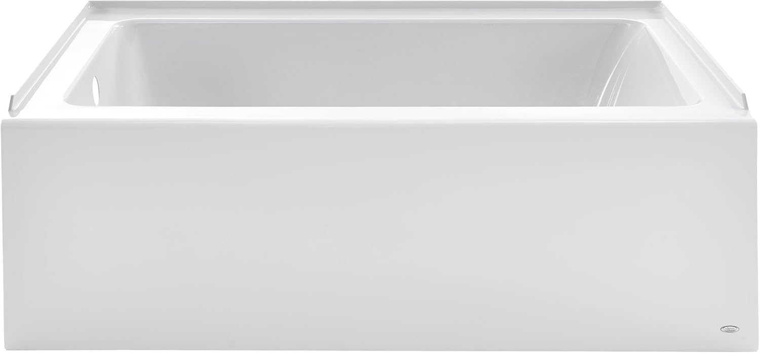 American Standard 2946202.020 Studio 60 x 32-Inch Alcove Bathtub, Left-Hand Drain, White