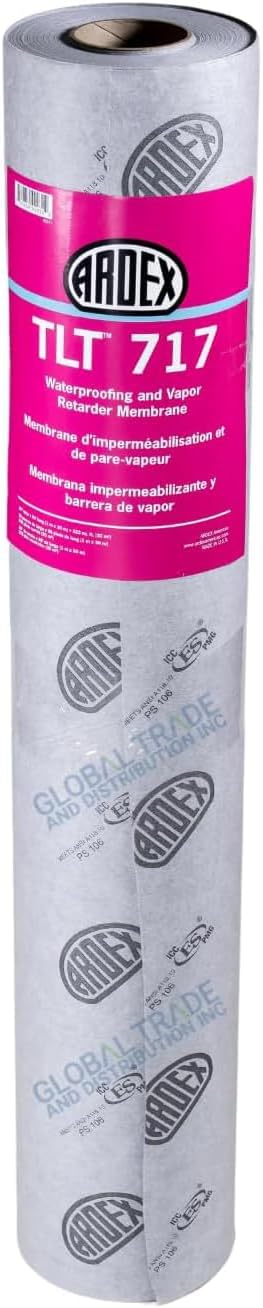 Ardex TUBKIT Bathtub Waterproofing Kit - Complete Set with Membrane and Seals for Vapor-Tight Protection, Ideal for Tiled Surrounds, 75 Sq Ft