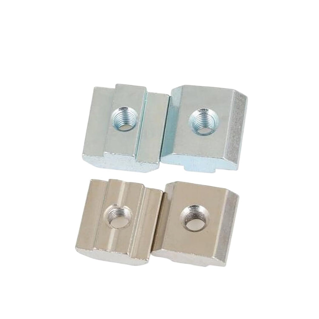 500pcs M3 M4 M5 M6 T Block Square Nuts T-Track Sliding Hammer Nut for Fastener 2020 Aluminum Profile(20 M6)