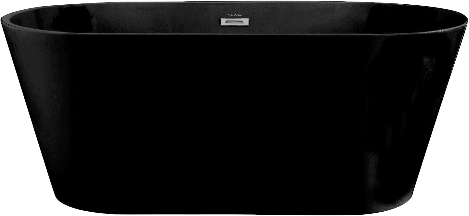 Claire 60' Freestanding Bathtub in Matte Black