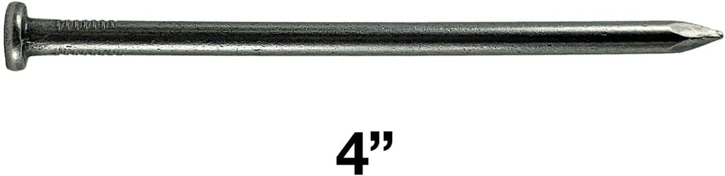 4 Inch Bright Common Nail (20D) 45 pounds ~1,310 Nails. Good for general construction projects