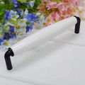 Southst 128mm Black Kit Cabinet Handle White Dresser Drawer Pull Knob 5' Modern Simple White Black Furniture Hardware Handle