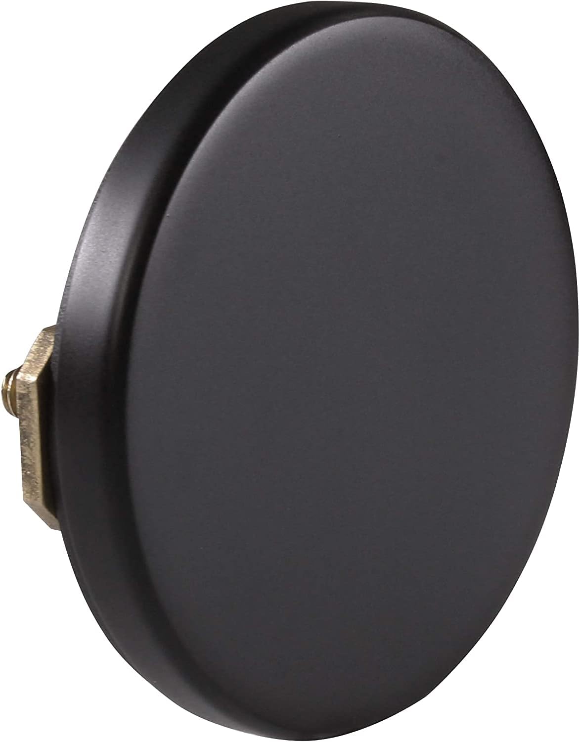 Westbrass 493244H-62 14' SCH. 40 PVC Bath Waste & Overflow Assembly with Illusionary Faceplate and Tip-Toe Drain Plug, Matte Black (12-Pack)