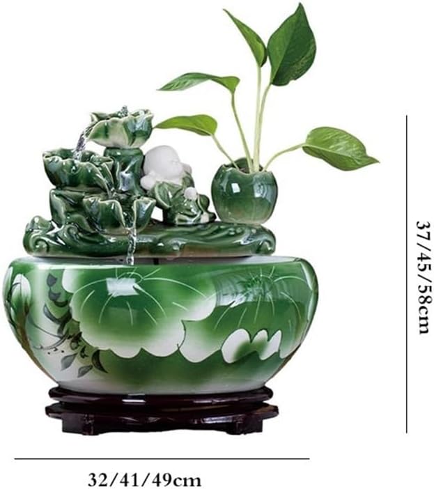 Tabletop Indoor Fountain Tabletop Fountains Home Office Decor, to Grow Plant Hebs by Yourself Decor(XL)