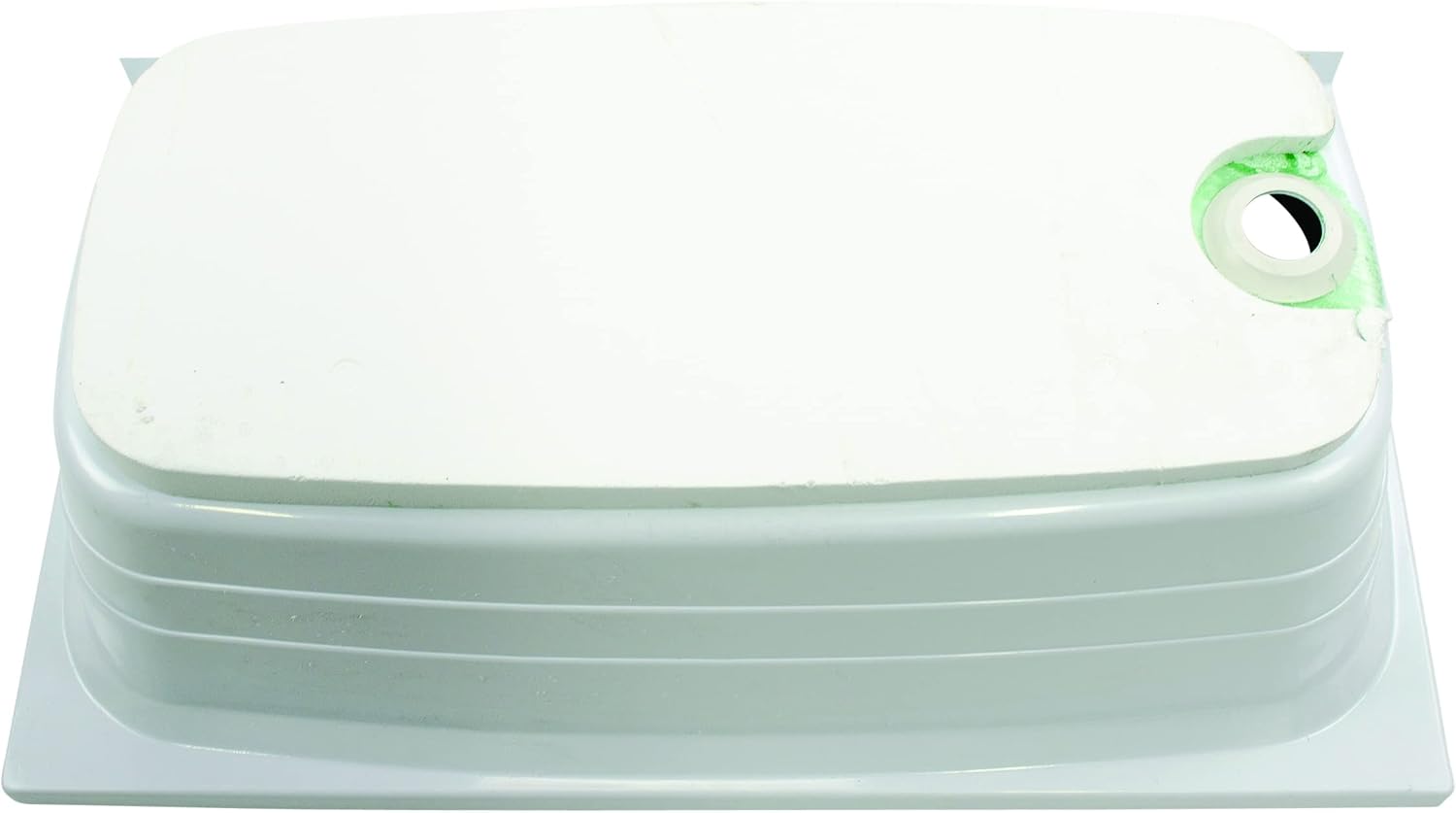 Lippert Replacement 24' x 40' White Bathtub with Right Drain, Scratch-Resistant ABS Acrylic for RVs, Travel Trailers, 5th Wheels, Motorhomes - W2440RHSPK