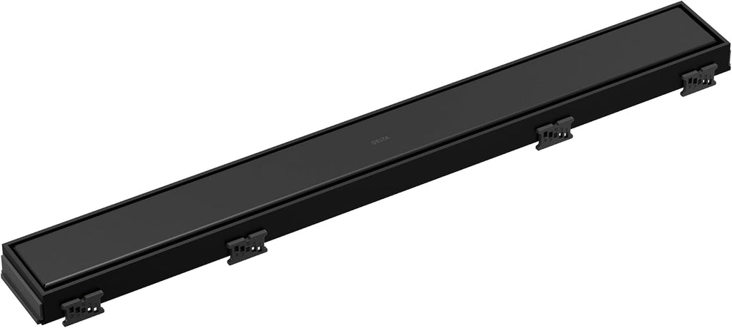 Delta Faucet 24' Reversible Linear Shower Drain Trim in Matte Black