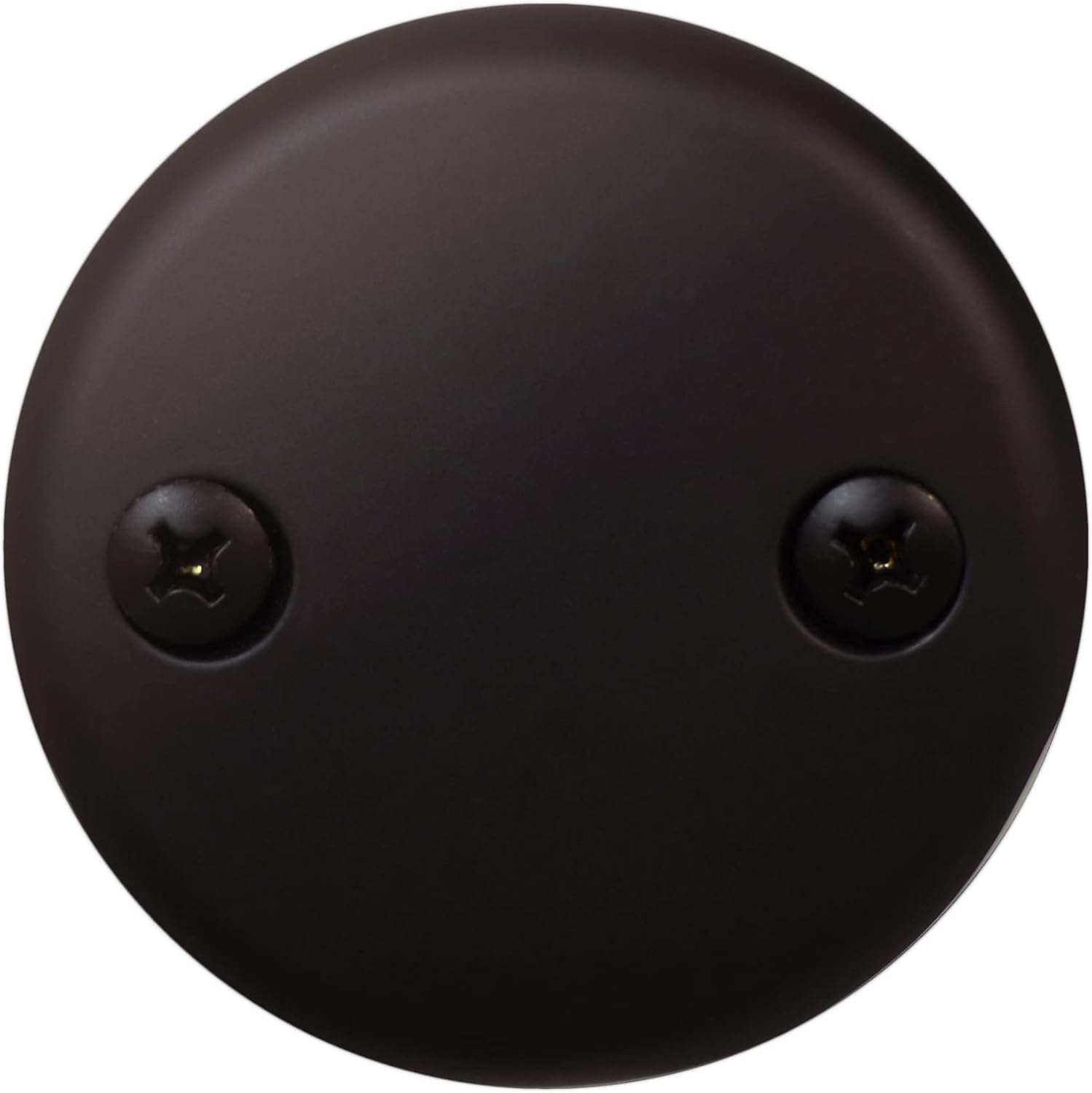 Westbrass D93K-50-12 Universal Fine or Coarse Thread Replacement Bathtub Tip-Toe Drain Plug with 2-Hole Faceplate, 50-Pack, Oil Rubbed Bronze, 50 Count