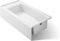 KOHLER K-26109-RA-0 Entity 60-Inch x 30-Inch Alcove Bath with Integral apron, integral flange and right hand drain, White