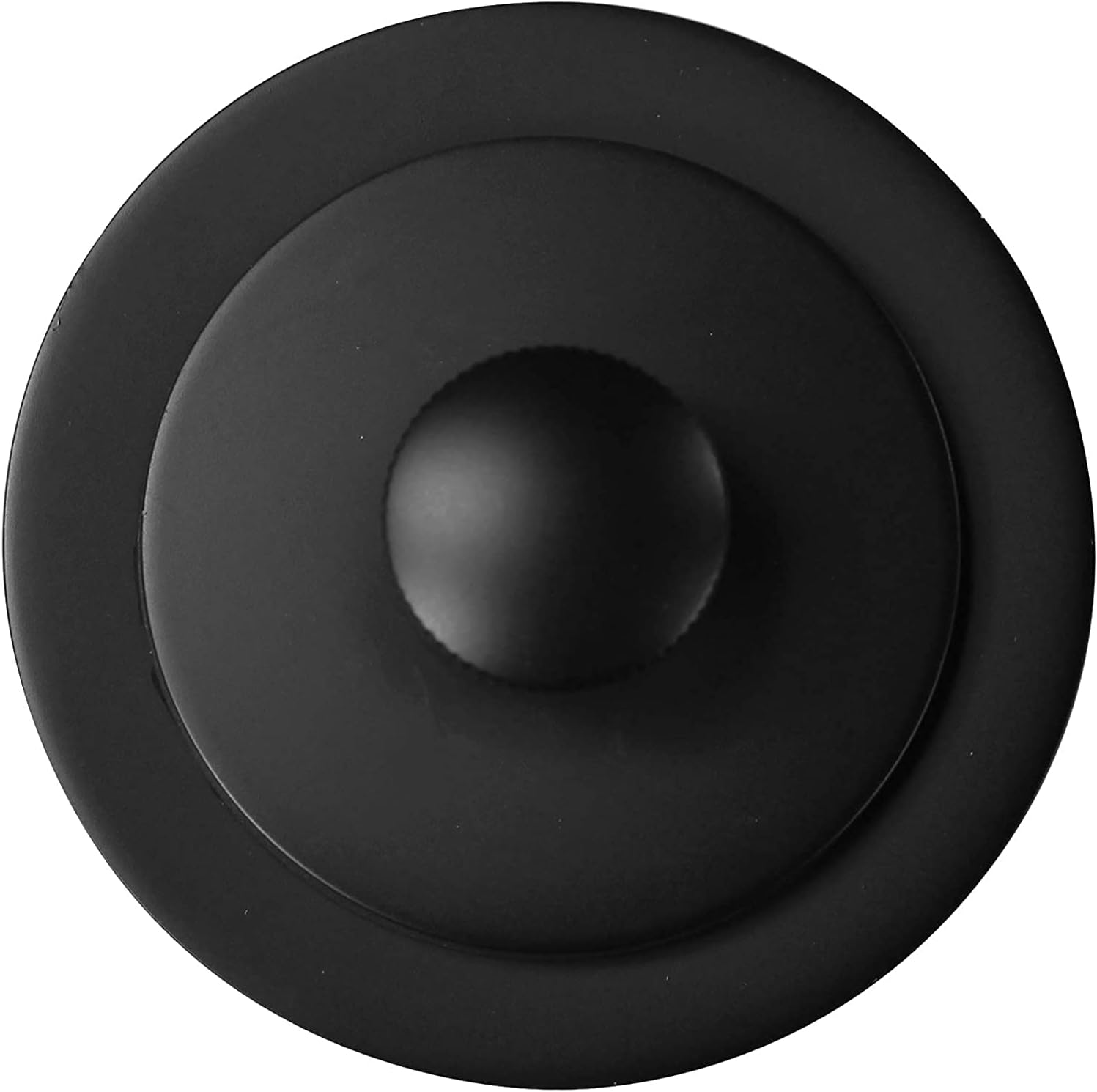 Westbrass D94-2-50-62 1-1/2' Coarse Thread Twist & Close Bathtub Drain Trim with Two-Hole Overflow Faceplate, Matte Black (50-Pack)