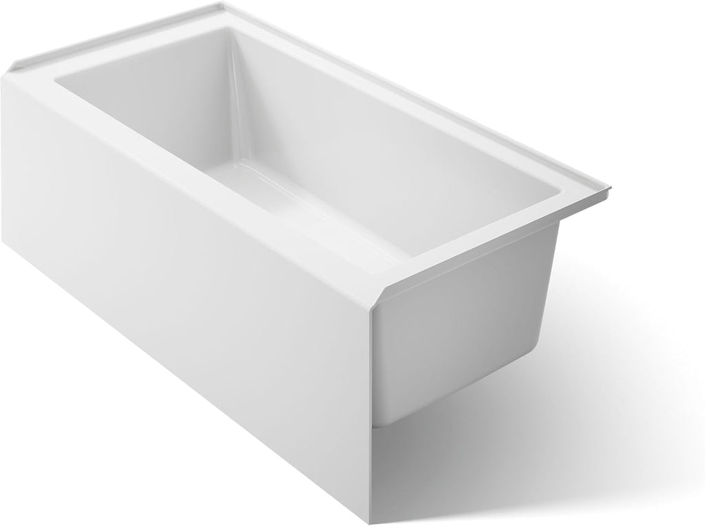 Kohler 1956-RA-0 Underscore® 60' x 30' alcove bath right drain, White