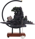 GUERNSEY Tabletop Fountain Home Indoor Mountain Water Fountain Ornaments Tea Room Backflow Incense Ornaments Rockery Circulating Water Fountain Tabletop Fountains Indoor Fountain