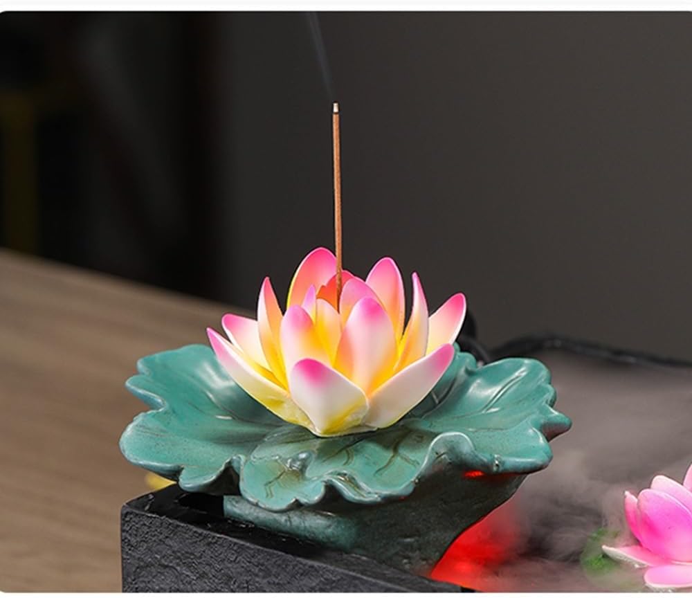 GRFIT Indoor Fountain Tabletop Relaxation Fountain for Decorating Living Room and Office. Table Fountain