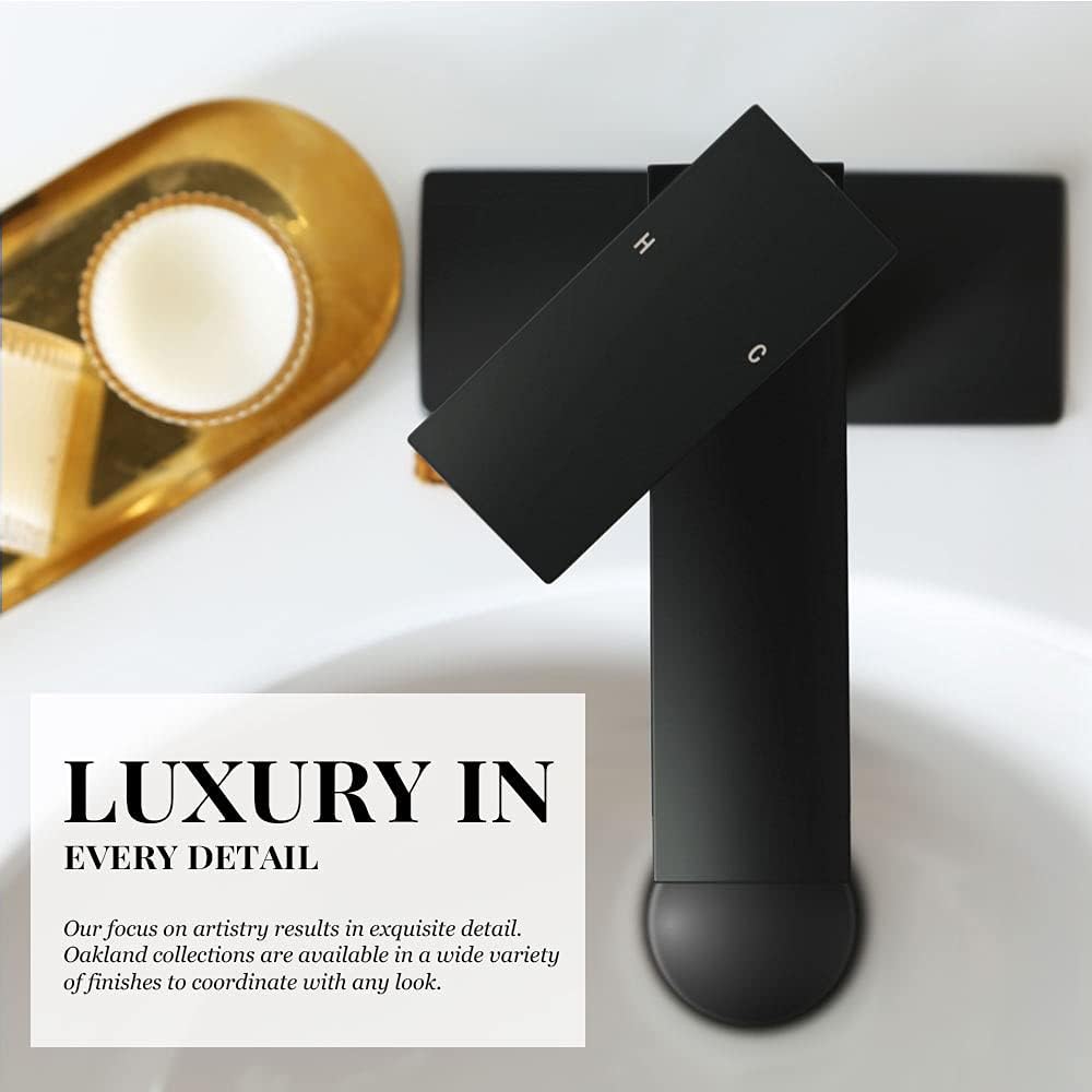 Lava Odoro 3-Setting Shower and Tub Faucet Set and Bathroom Faucet, Matte Black
