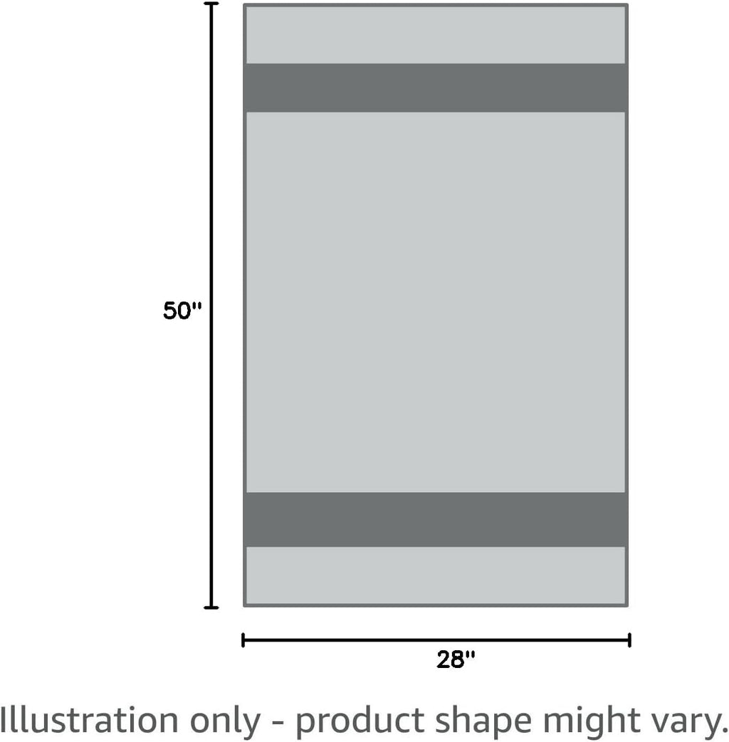 Superior 4-Piece Bath Towel Set, Greek/Floral Decor for Bathroom, Guest Bath, Resort, Home Essentials, Absorbent Cotton, Adults and Kids, Fast Drying Towels, Athens Collection, Black (Pack of 16)