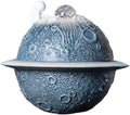 GLigeT Tabletop Fountain Streaming Water Ornaments Office Fortune Feng Shui Decorative Creative Light Luxury Cycle Humidification Round Fountains Water Fountain Decor