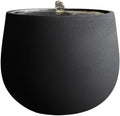 Tabletop Fountain Decoration Fountain Circulation Water System Modern And Simple Water View Porch Decoration Living Room Bedroom Office Desktop Decoration Tabletop Water Fountain ( Color : Black )