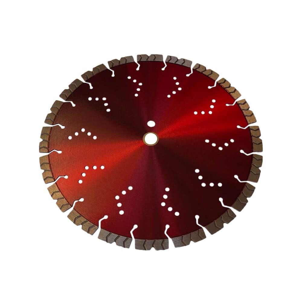 14' Aggressive Diamond Saw Blades for Concrete and Stone for Handheld and Block Saws, 4-5/8' Cutting Depth, 1' Arbor