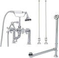 Vintage Tub & Bath Clawfoot Tub Rim Mount Faucet Set