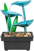 HIHELO Desktop Fountain Tabletop Fountain Desktop Flowing Water Decoration Office Lucky Flowing Water Decoration Living Room Waterscape Decoration Water Fountain Outdoor (Color : A)