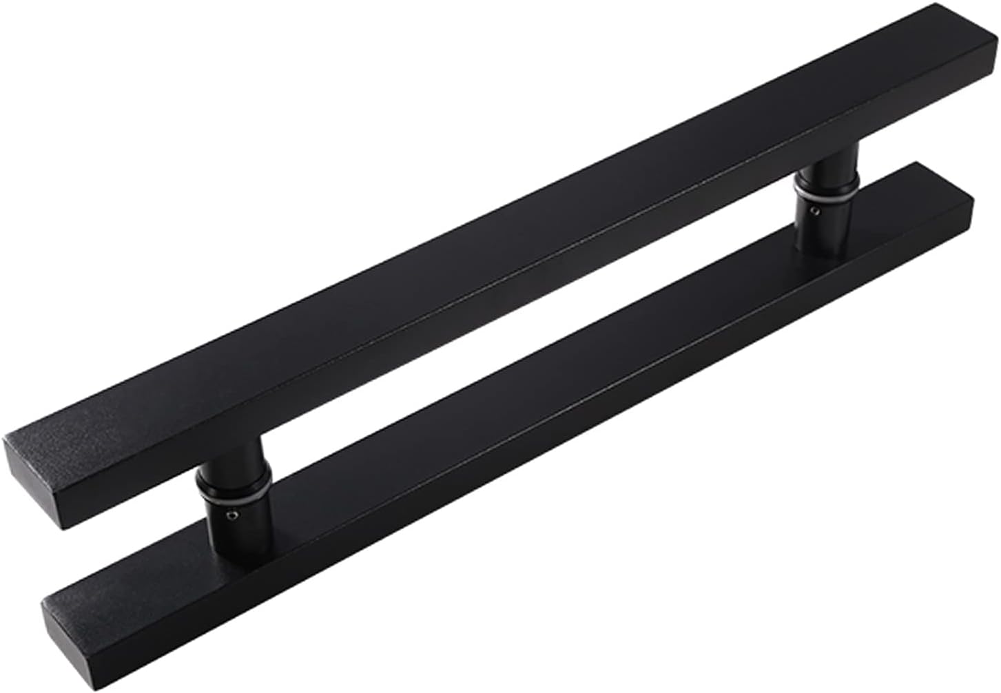 Polished Black Shower Sliding Door Handle Replacement,Push-Pull Glass Door Knob,800Mm Towel Bar,Durable Enclosure Accessory for Bathroom Upgrade-800mm