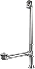 Kingston Brass CC2081 Vintage Claw Foot Tub Drain Come with Lift and Turn, 27-5/8-Inch, Polished Chrome