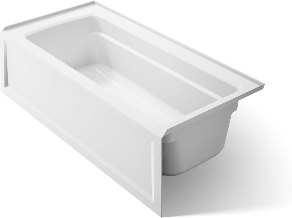 Kohler 1948-RA-0 Archer® 66' x 32' alcove bath, right drain, White